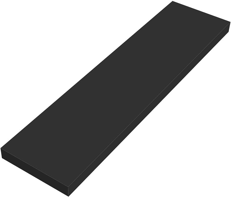 TABLETTE MURALE COFFEE 150X600X25MM JUSQU'A 7KG GRAPHITE DOUX MAT