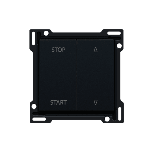 Set de finition pour interrupteur pour volets à verrouillage électrique, couleur black coated