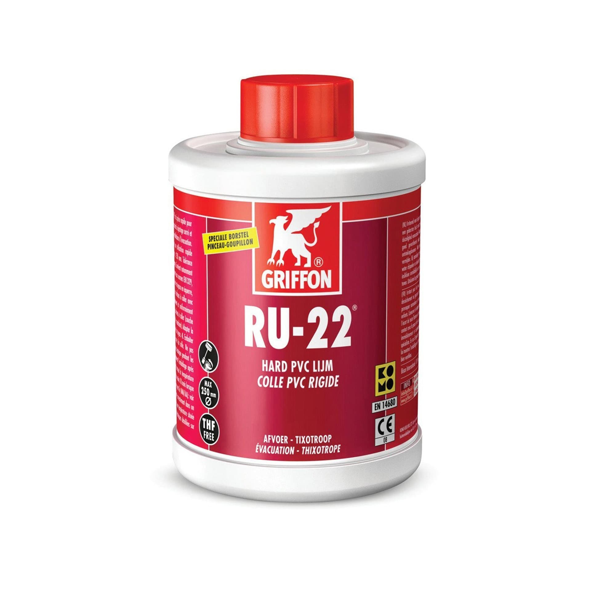COLLE LIQUIDE POUR PVC RU22 RIGIDE THIXOTROPE 1 L