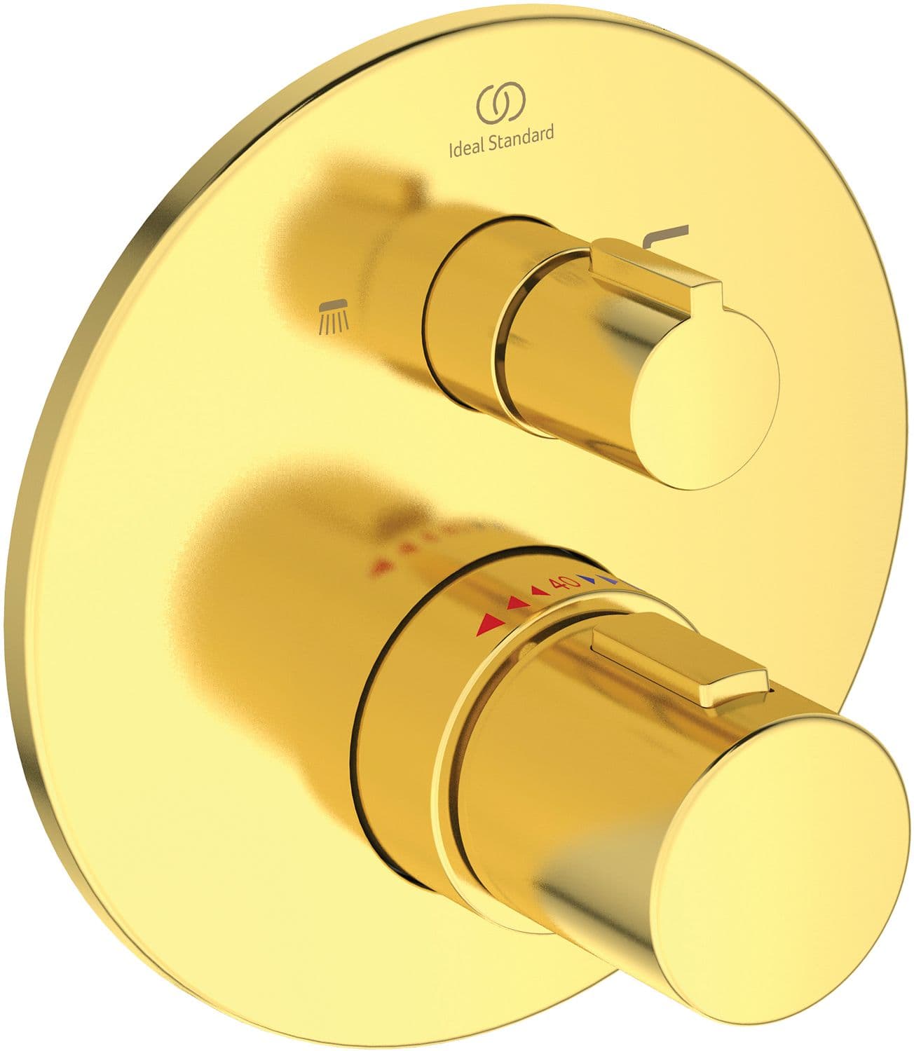 SET DE FINITION THERMOSTAT+ INVERSEUR JOY IDEAL STANDARD BRUSHED GOLD
