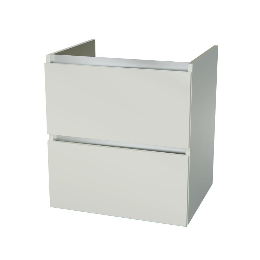 intro Tempus sous-meuble B600xD495xH650mm 2tiroirs blanc