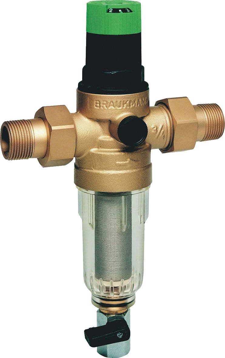 REDUCTEUR PRESSION EAU +FILTRE BRAUKMANN 3/4"AA