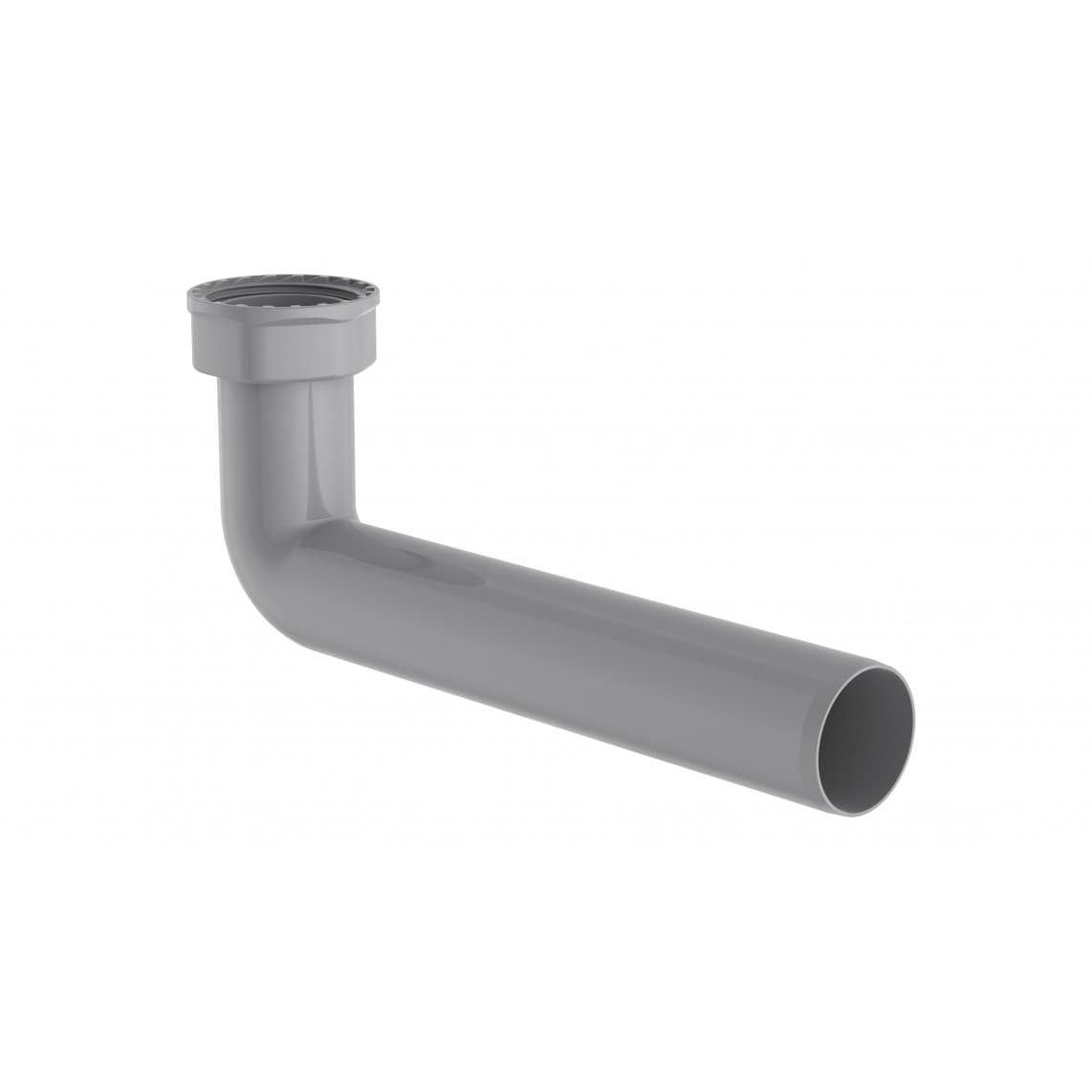 98837449 ECO-SAVE KS coude de sortie, Gris, 1 1/2" F x 235 mm x 40 mm