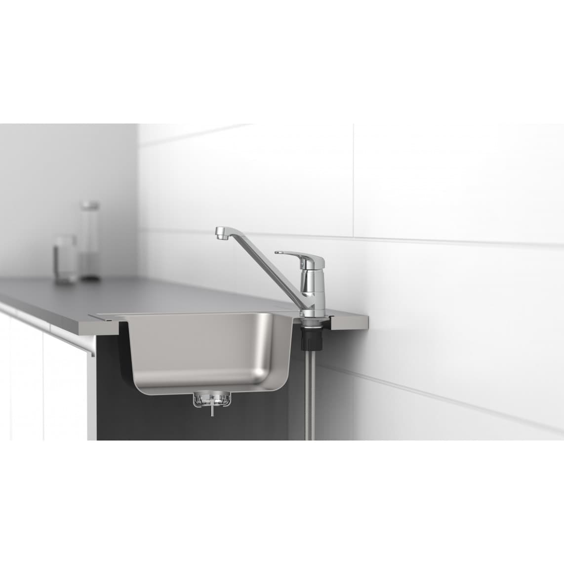 77250 GRANDE Keukenkraan, chroom
