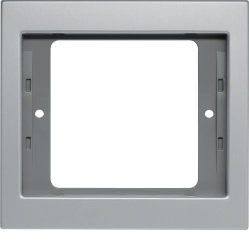 Plaque de recouvrement 1 poste Berker K.5 Alu