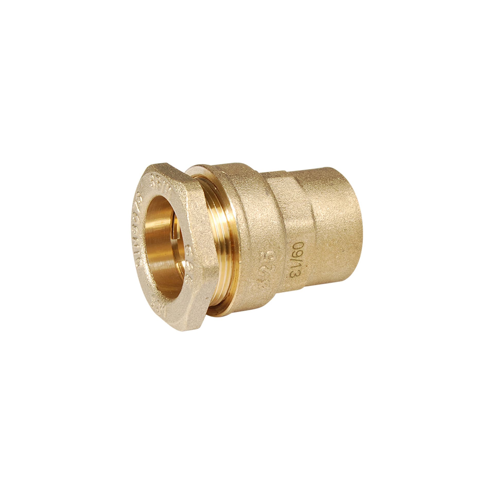 RACCORD DROIT POUR POLYETHYLENE MODELE LOURD 010N 6/4FX50