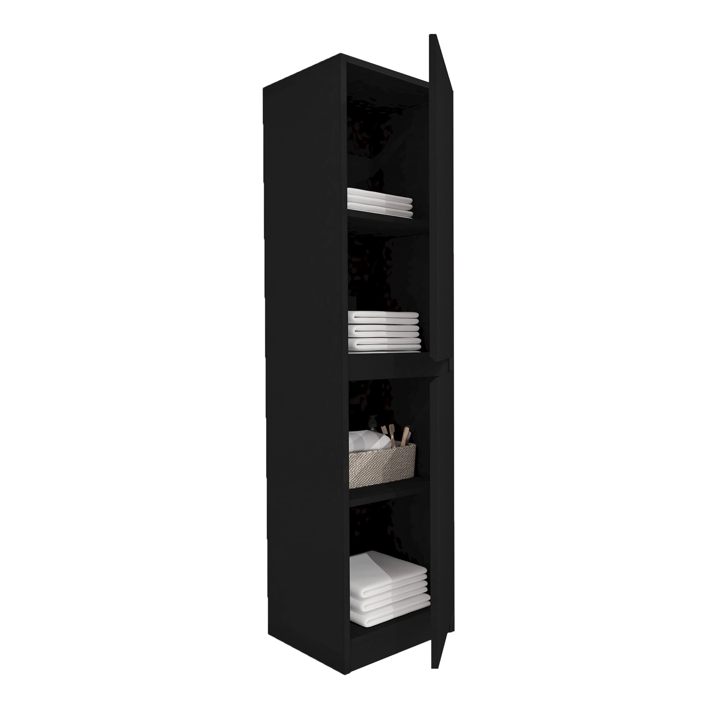 JUPITER KOLOMKAST (160CM) - ZWART