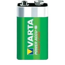 Pile rechargeable 9V block - Ni-Mh 200mAh longueur 26.6mm largeur 15.7mm hauteur 48.5mm