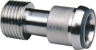 DOUILLE TELESCOPIQUE POUR RADIATEUR+VANNE DE RETOUR GIACOMINI 1/2"
