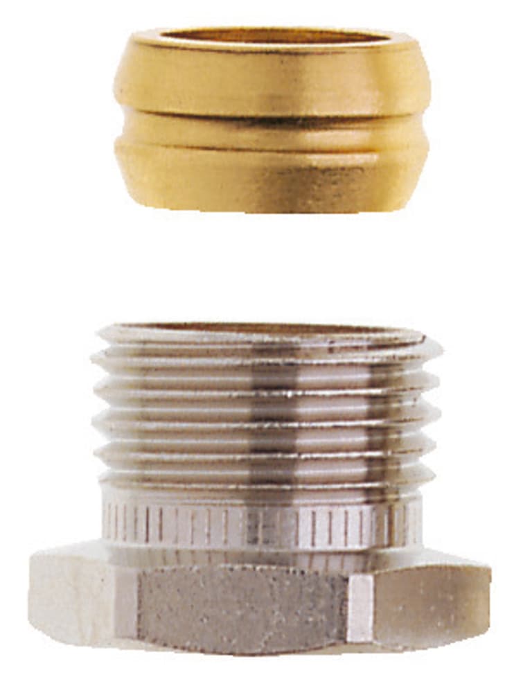 Heimeier raccord à serrage 1/2" M cuivre 15 mm par pièce
