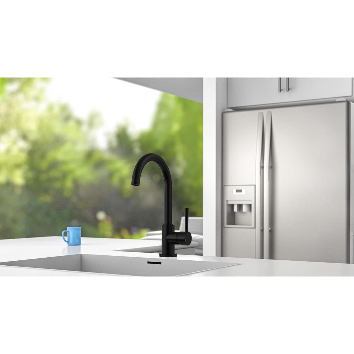 79166 CORNWALL Sink mixer, black matt