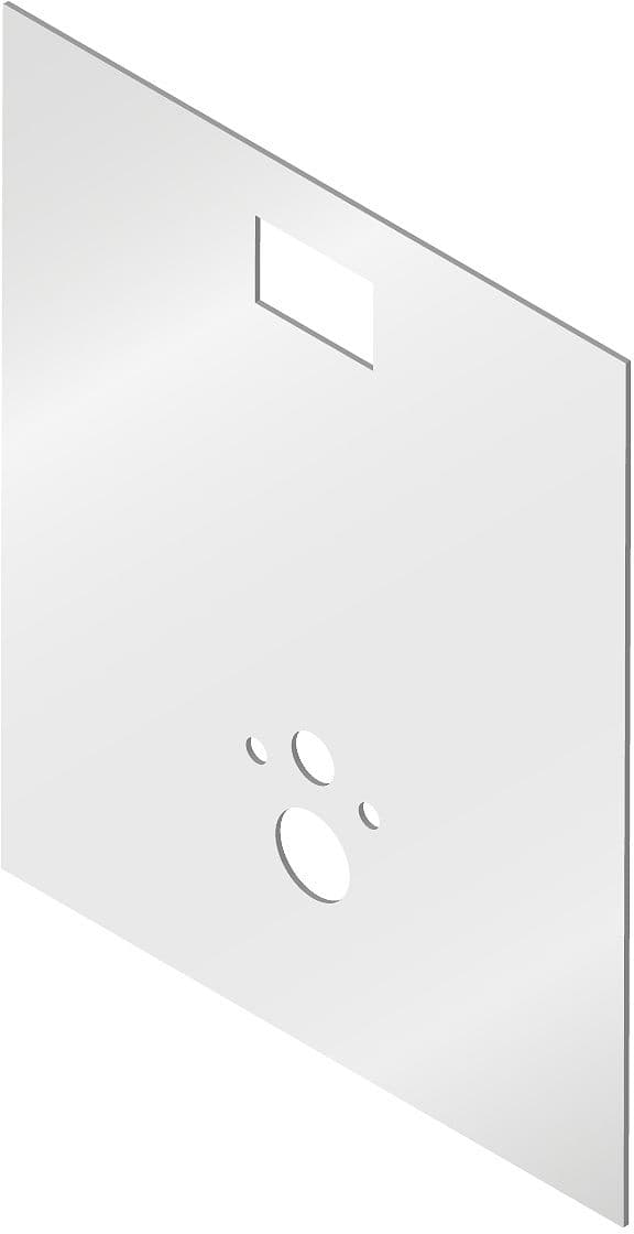 PLAQUE DE RECOUVREMENT WALLFIX OLI120 ACRYL PASPARTOE