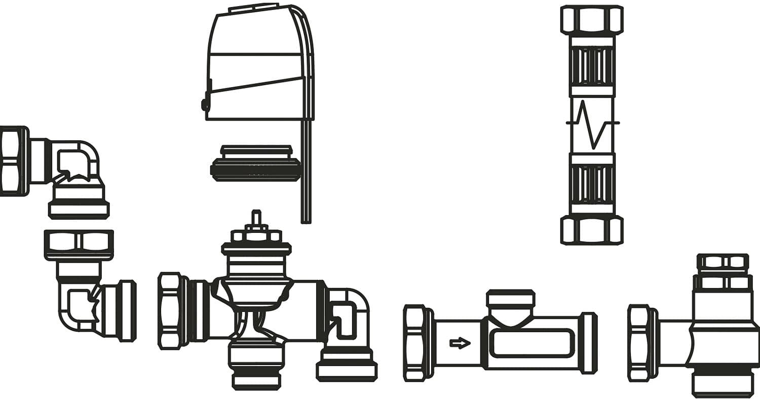 VANNE À 3 VOIES AVEC MOTEUR POUR VENTILO-CONVECTEUR HAUT SUR LE MUR AQUAREA FMM40 PANASONIC