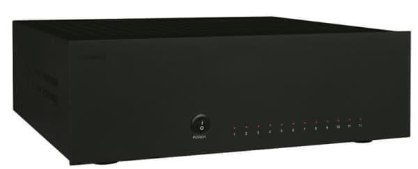AMP1250, amplificateur multicanaux 12 x 50W, Noir