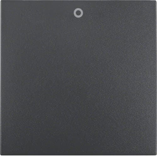 Touche avec inscription 0 Berker S.1 / B.3 / B.7 Anthracite, mat