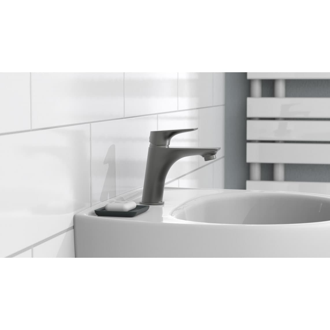 33212 BOSTON Mitigeur lavabo, graphite mat