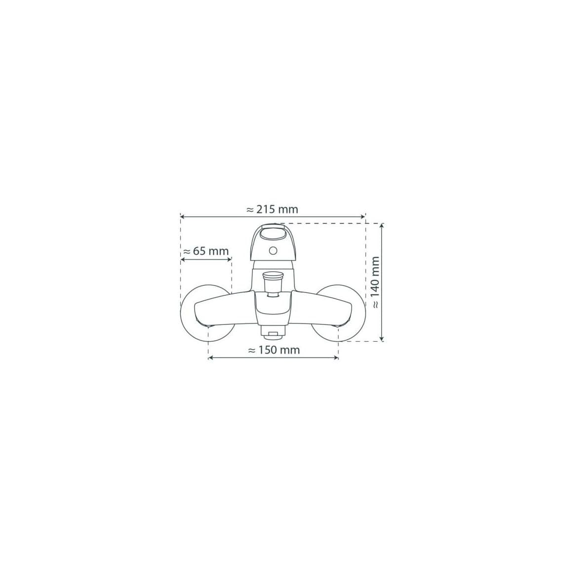 35230 CALVINO Mitigeur bain/douche, chromé
