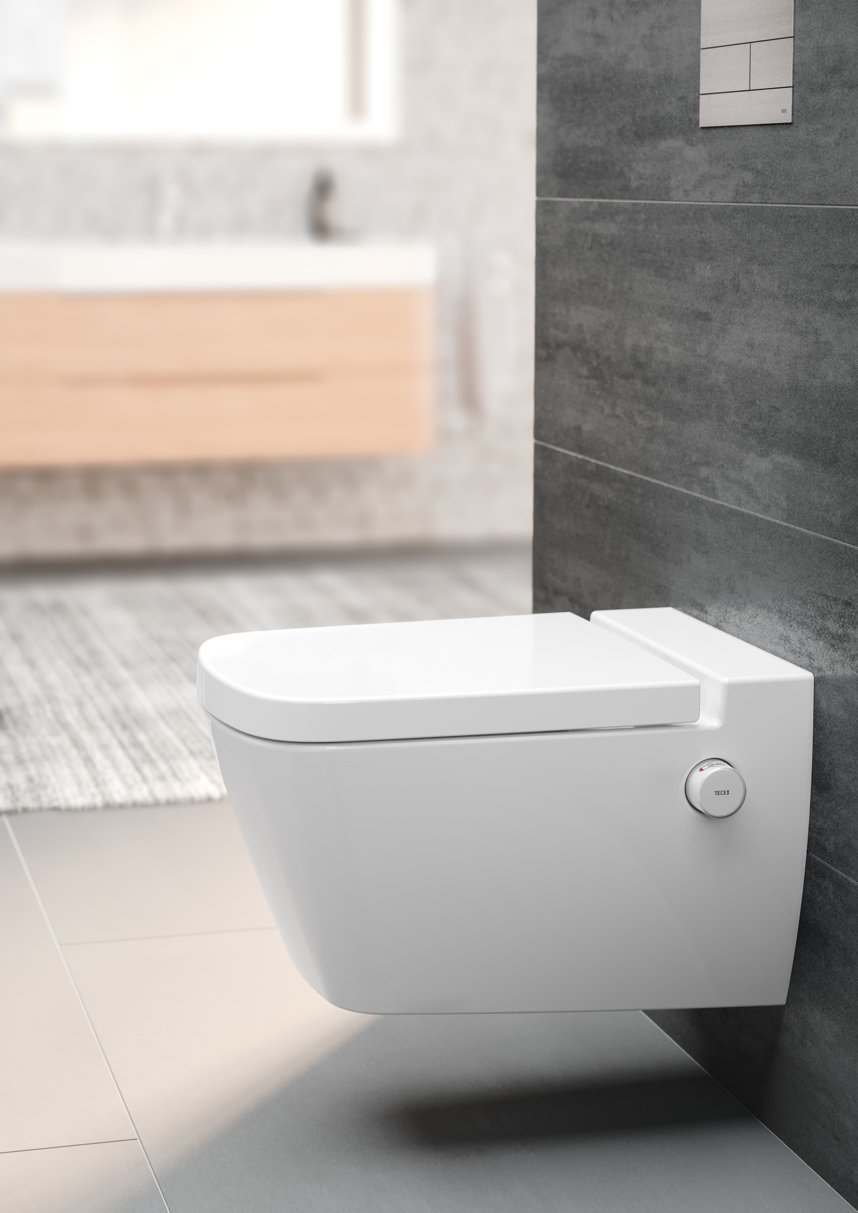 WC TECEONE AVEC FONCTION DOUCHE, EAU FROIDE belgaqua