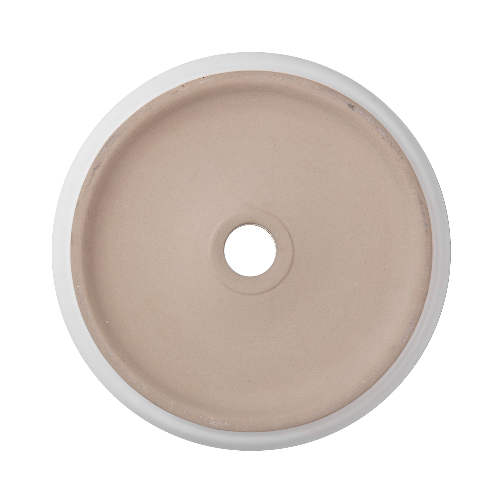 ALONI FIRA LAVABO - À POSER – SANS TROP-PLEIN – SANS TROU DE ROBINET – AVEC BONDE CLIC-CLAC – CÉRAMIQUE – 36X12,5X36 CM – BLANC MAT