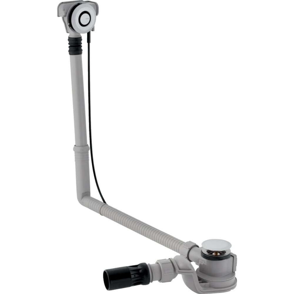Geberit garniture baignoire bouton PushControl D52 L50cm chromé brillant