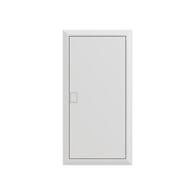 Armoire à fusibles encastrée UK600, 4 rangées de 48 modules, extensible à 56 mod., avec porte pleine
