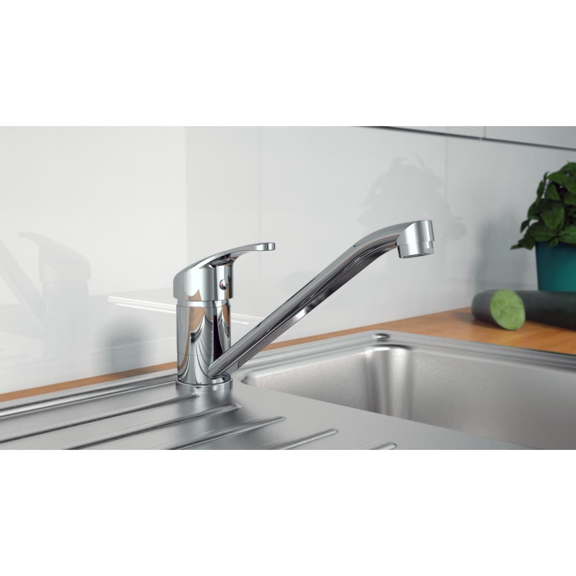 NI182CR GRANDE VITA CLASSIC Keukenkraan, chroom