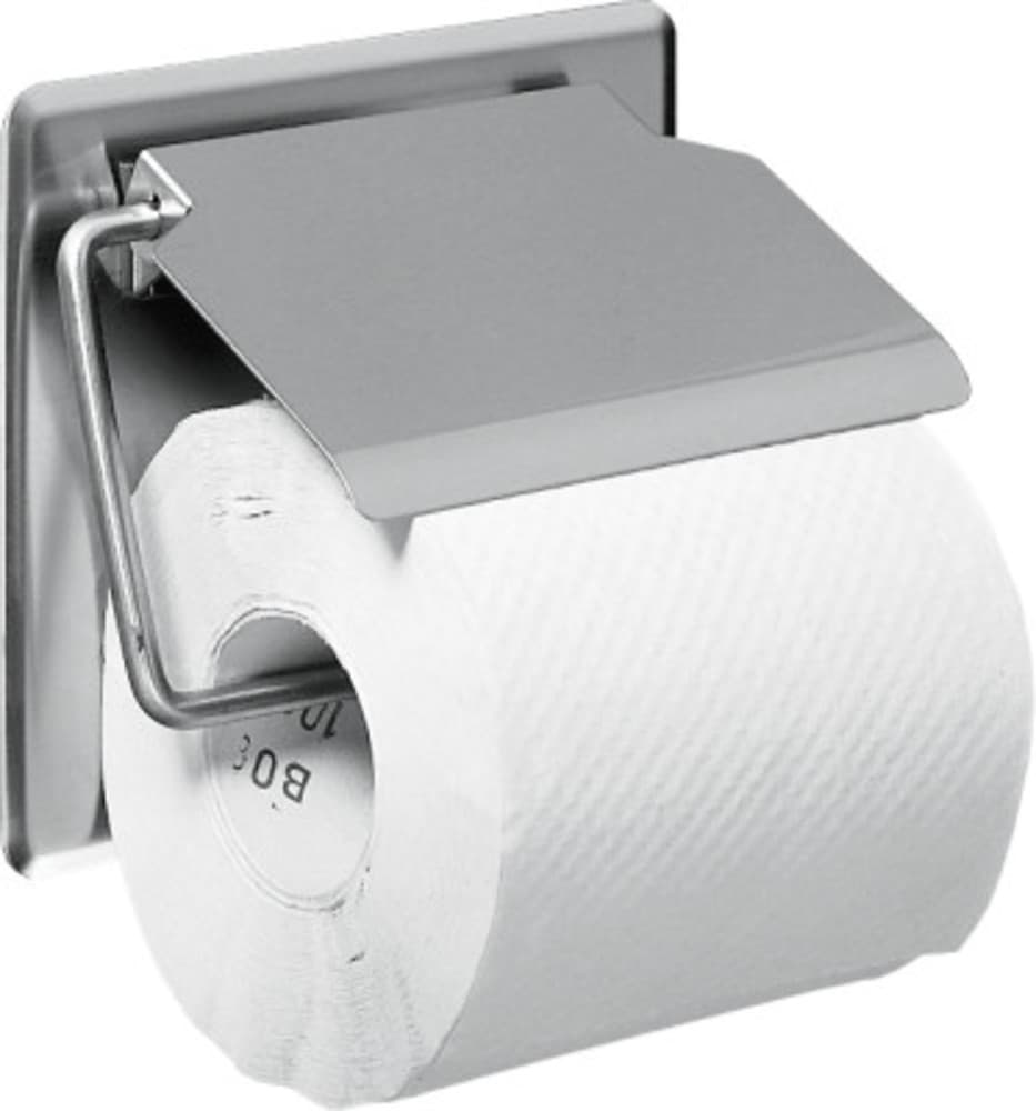 Franke porte-papier avec couvercle inox satinée