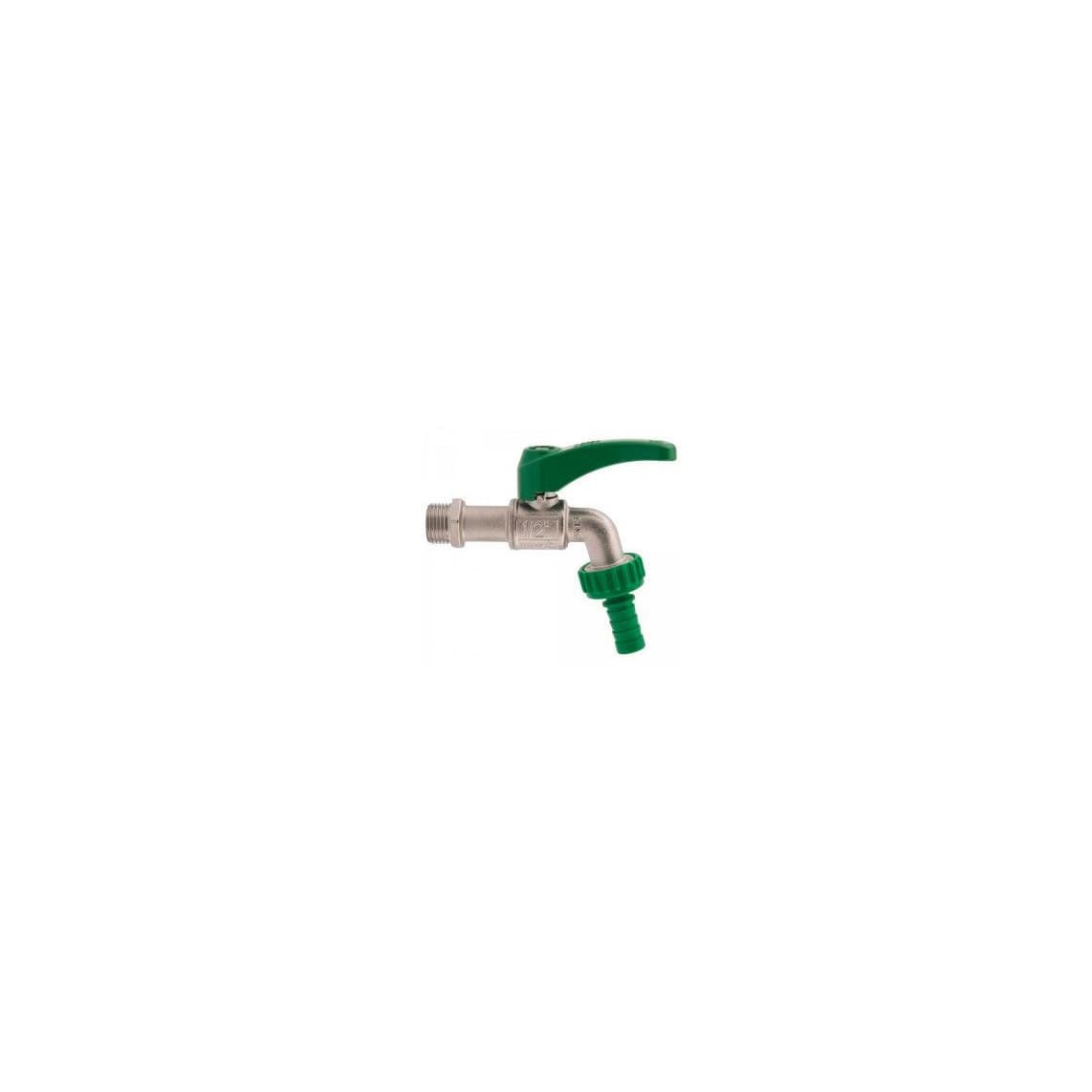 986188255 LT robinet à boisseau sphérique, nickelé, 1/2"M x 3/4"M x 1/2" T, augmentation de Résistance au gel