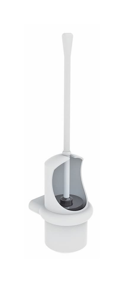 Normbau Nylon Care ensemble brosse WC  murale nylon blanc