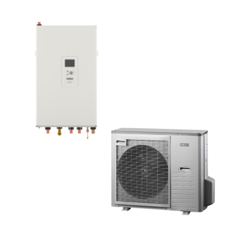 Nibe pompe à chaleur air/eau unité extérieure AMS-10-8 split + hydrobox SHB10-12