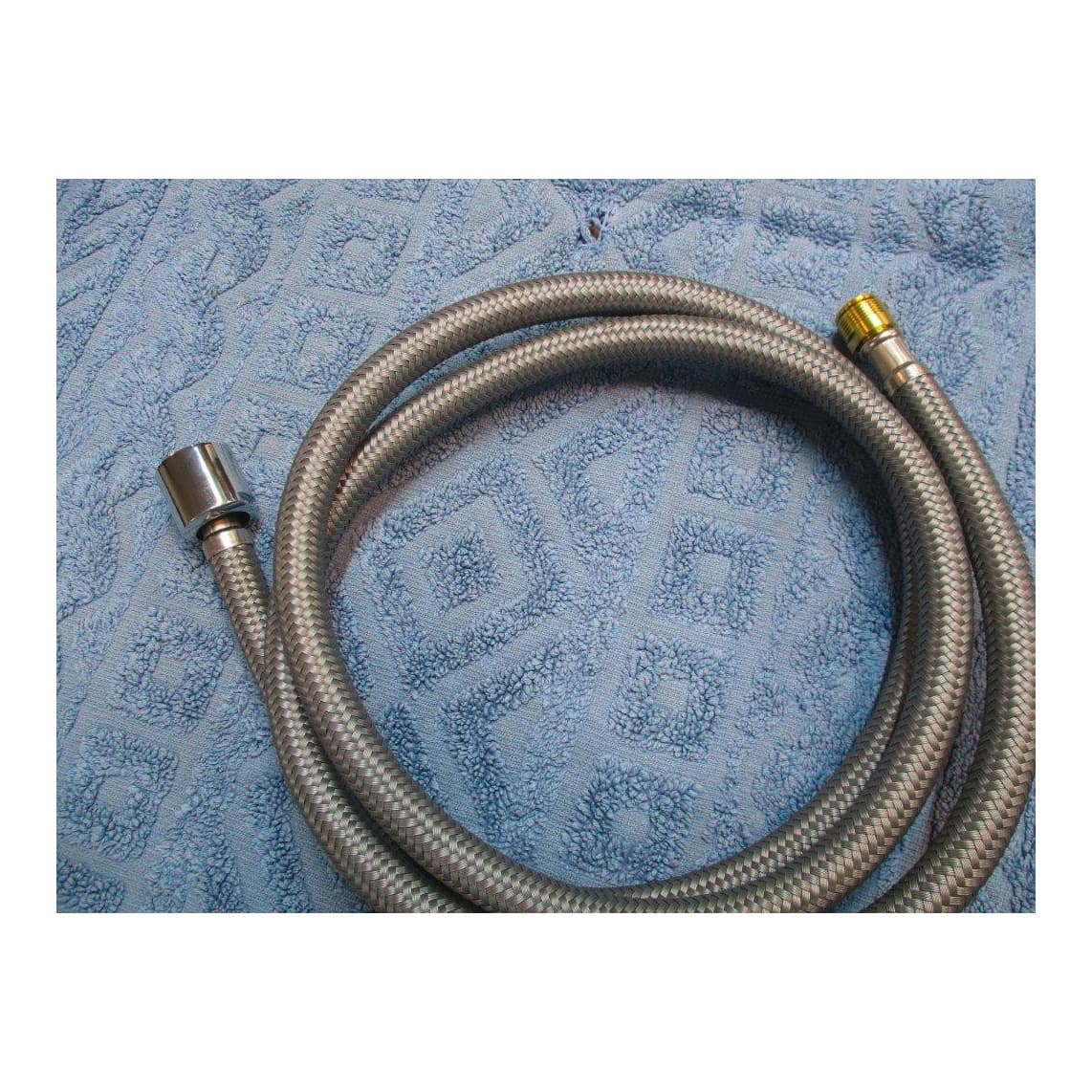 00591 Flexible de douche à vaisselle, gris/chrome, avec écrou cylindrique, 150 cm