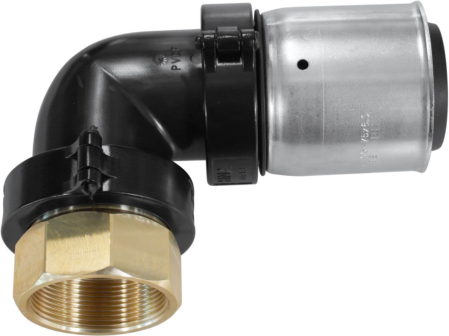 COUDE A SERTIR SYNTHETIQUE HENCO 90° 90MM-2"F
