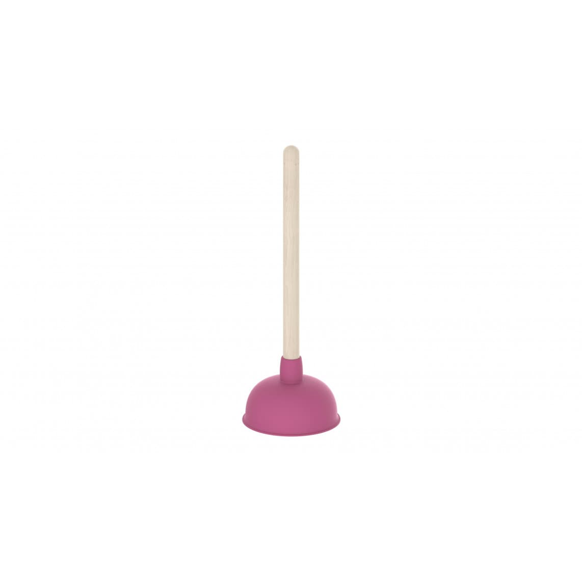 BZ002 Nettoyant pour évier avec Poignée en bois, Ø 140 mm, Rose