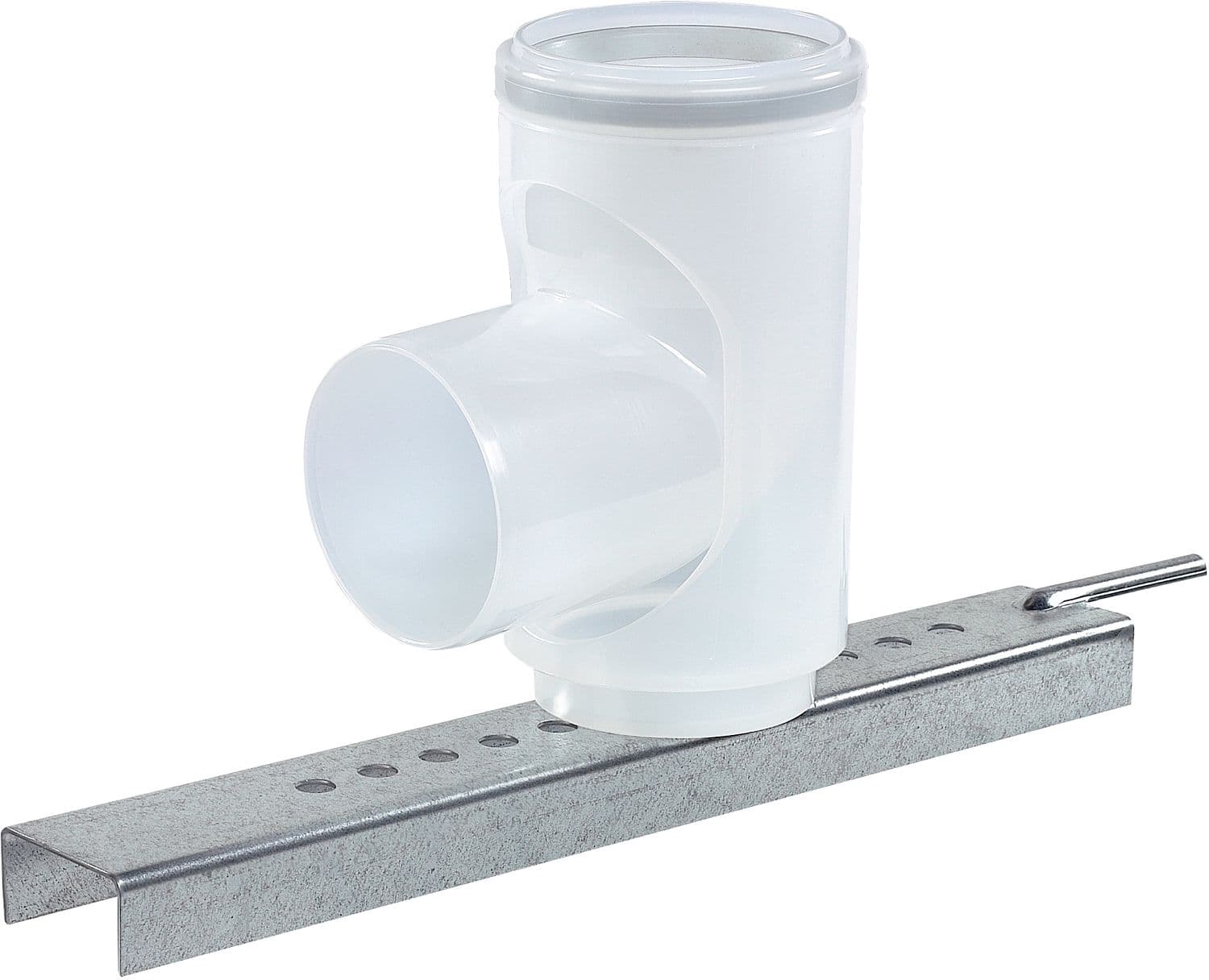 COUDE + SUPPORT POUR PP FLEXIBLE UBBINK 80MM