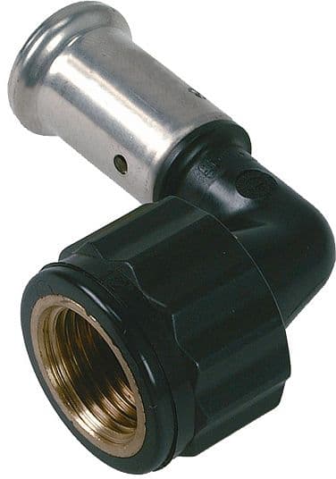 COUDE A SERTIR 26MM-3/4"F SYNTHETIQUE HENCO