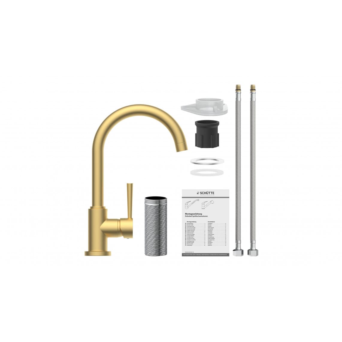 79167 CORNWALL Sink mixer, gold matt