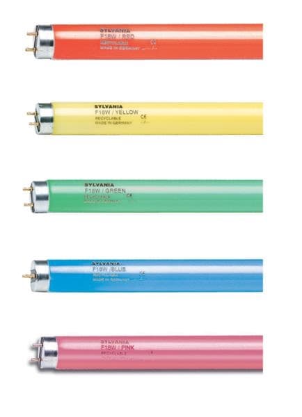 Lampe TL colorée T8 18W Rose 590mm G13