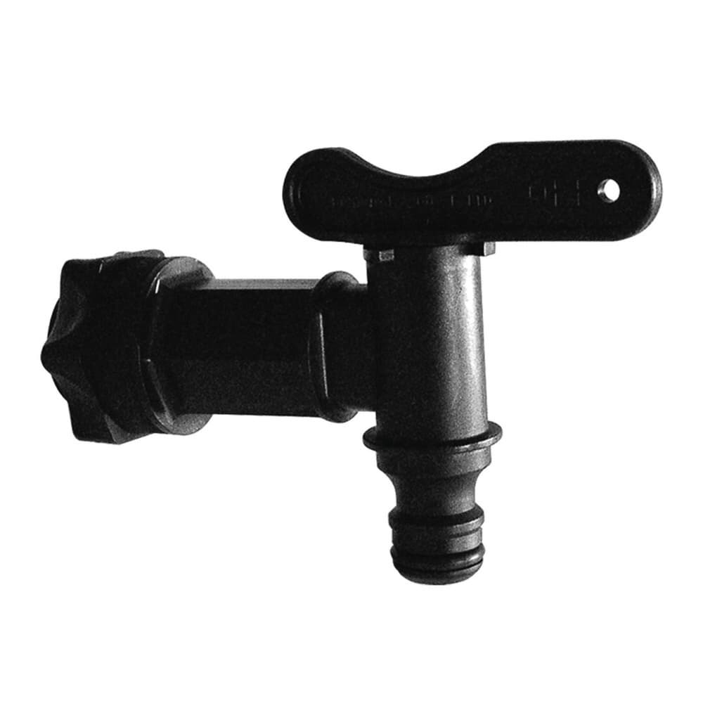 robinet pour citerne avec raccord type Gardena 3/4"