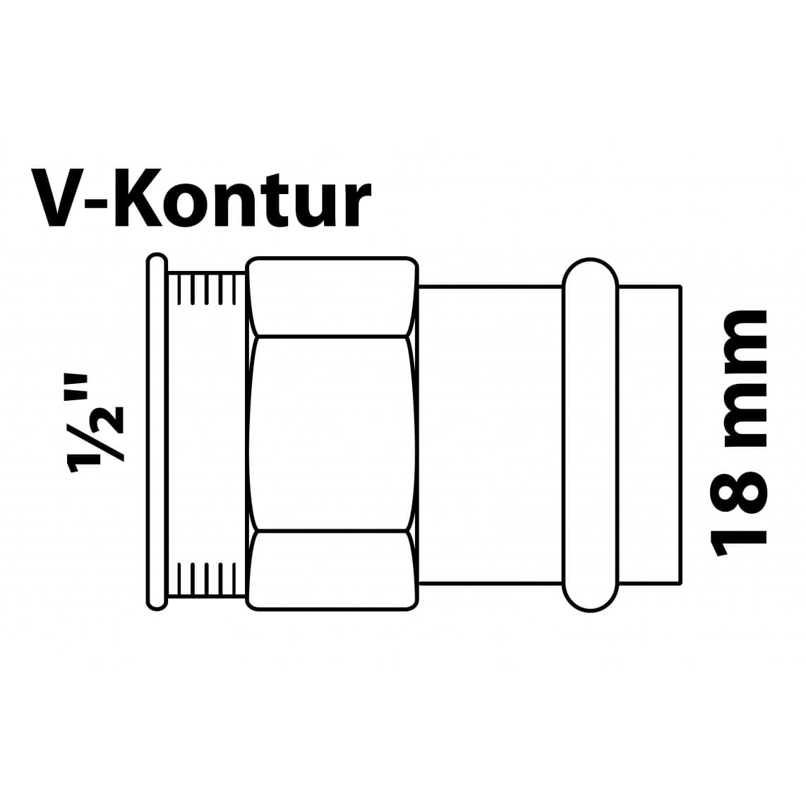 988624254 BR manchon de transition, vierge, 15 mm x 1/2" F, 1 manchon, (P4270g)