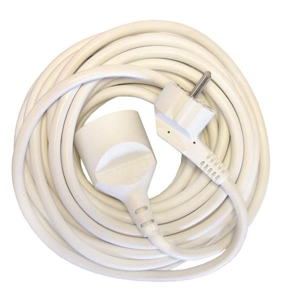 Rallonge 3 x 1.5mm² 10m Blanche