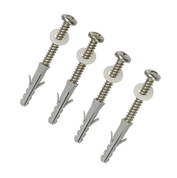 Kit de fixation Inox, filetage M5, chevilles et rondelles inclus