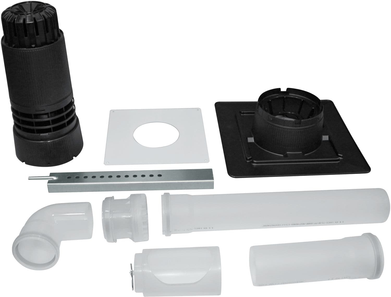 KIT ACCESSOIRES POUR FLEXIBLE PP UBBINK 80MM MUR