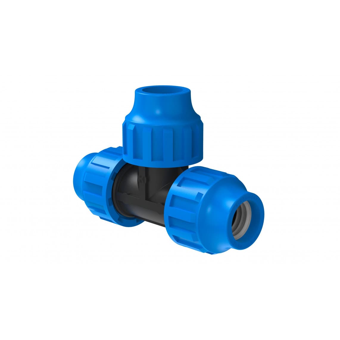 984844317 PP pièce en T, 32 mm, raccord à serrer pour PEHD/socarex