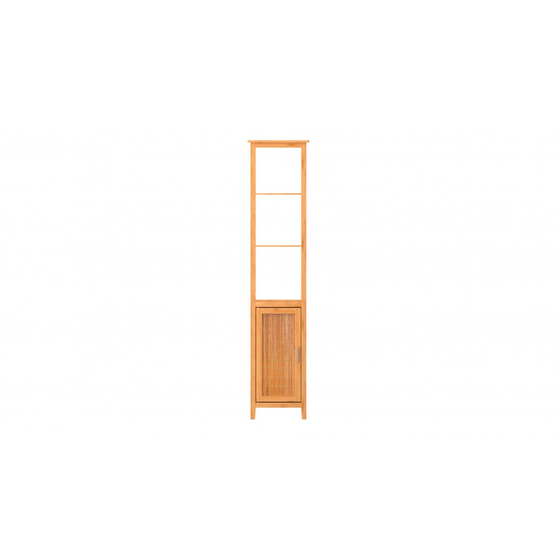 BMBA02-SR Bambou Armoire haute, avec 3 compartiments