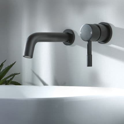 Afwerkset 1GREEP mengkraan lavabo live nobili 200MM mat WIT