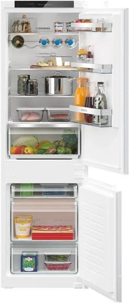 Réfrigérateur - intégrable IQ300 combi-bottom - 177,5cm LowFrost, classe E, 35dB, hyperFresh, Led di