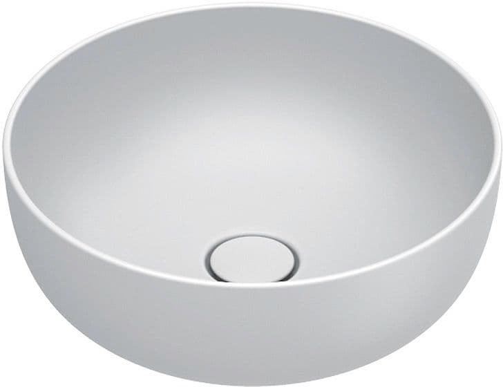 VASQUA A POSER SFERA CATALANO CATAGLAZE+ DIAMETRE 42 H16 SANS TROP-PLEIN BLANC MAT