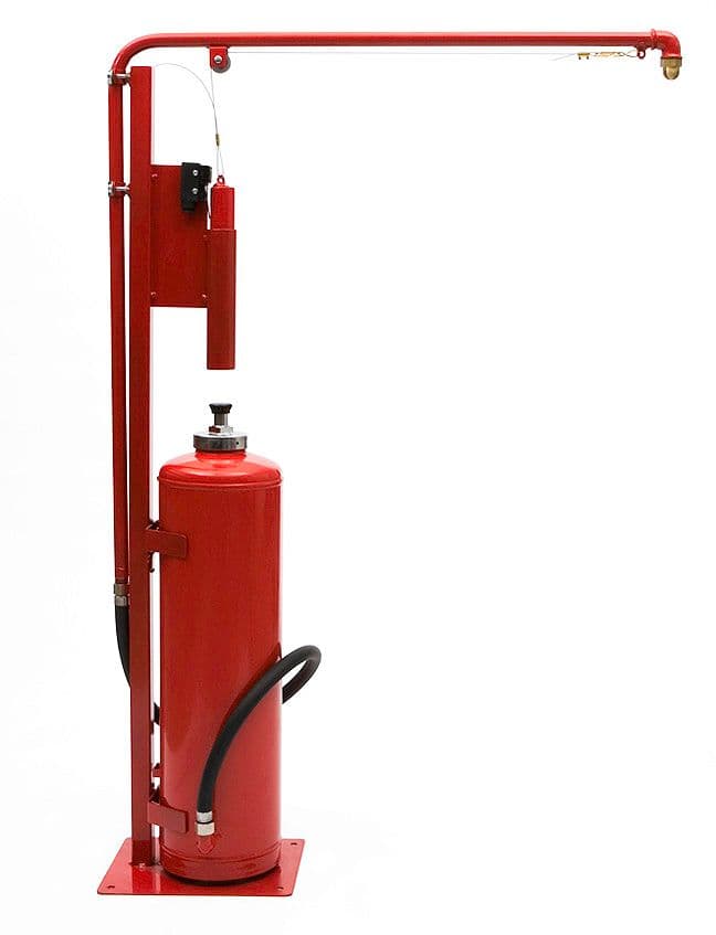 EXTINCTEUR AUTOMATIQUE ABC P12AUT AVEC CHÂSSIS