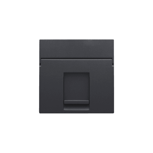 Enjoliveur data 1x RJ, couleur anthracite coated