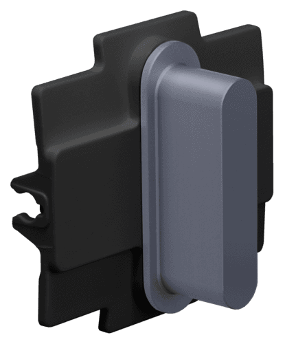 Niko Rocker pour des fonctions de commutation simple, couleur alu blue grey